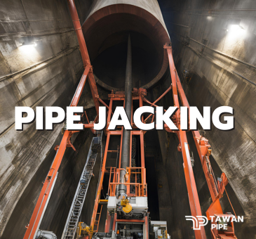 ดันลอดท่อแบบ Pipe Jacking