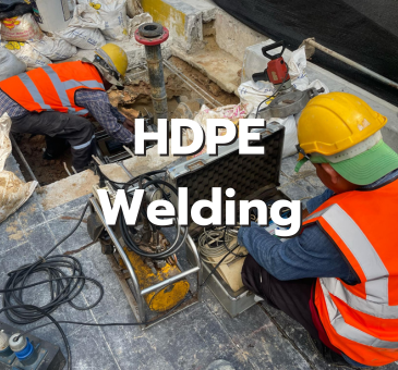 รับเชื่อมท่อ HDPE ติดตั้งท่อ HDPE งานระบบดับเพลิง ระบบส่งน้ำดิบ ประปา