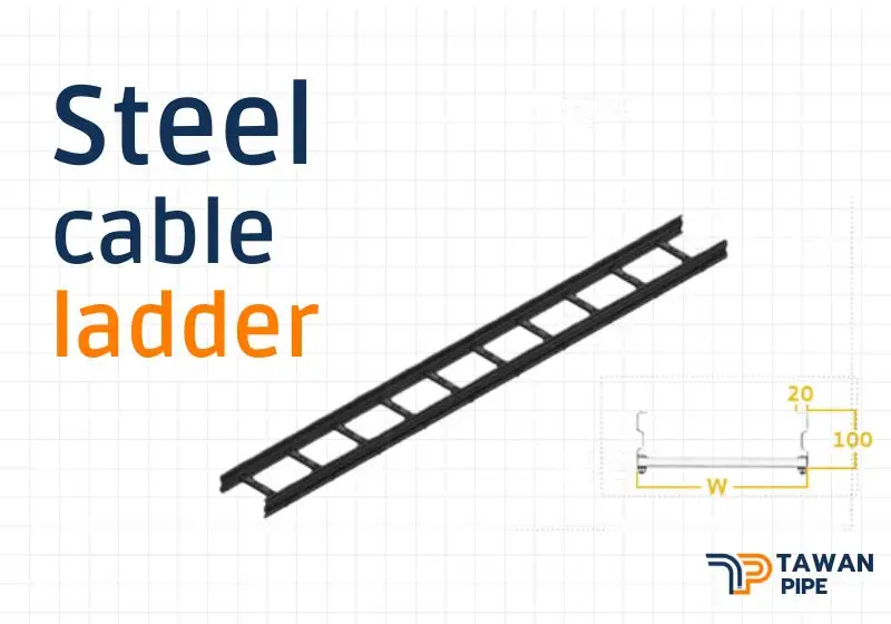 เคเบิลแลดเดอร์เหล็ก / รางบันไดเหล็ก  Steel Cable Ladder 1000mm ladder 
