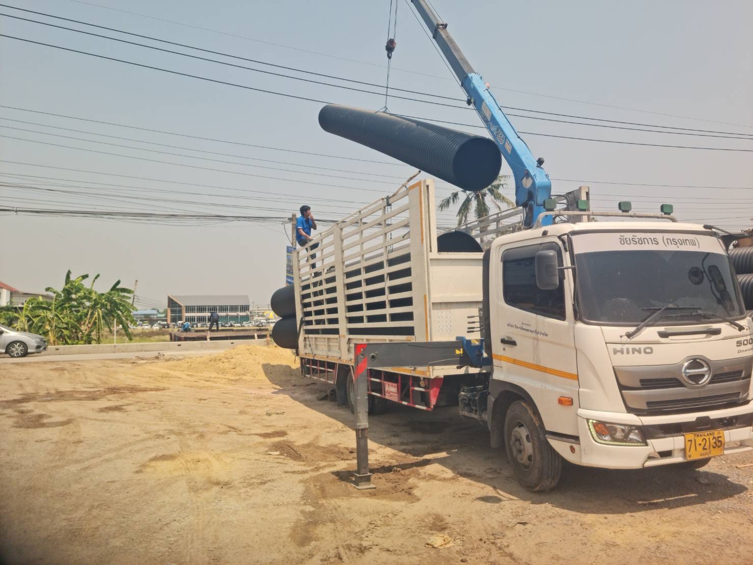 ขายท่อลอนพอลิเอทิลีนเสริมเหล็ก อบจ.นนทบุรี