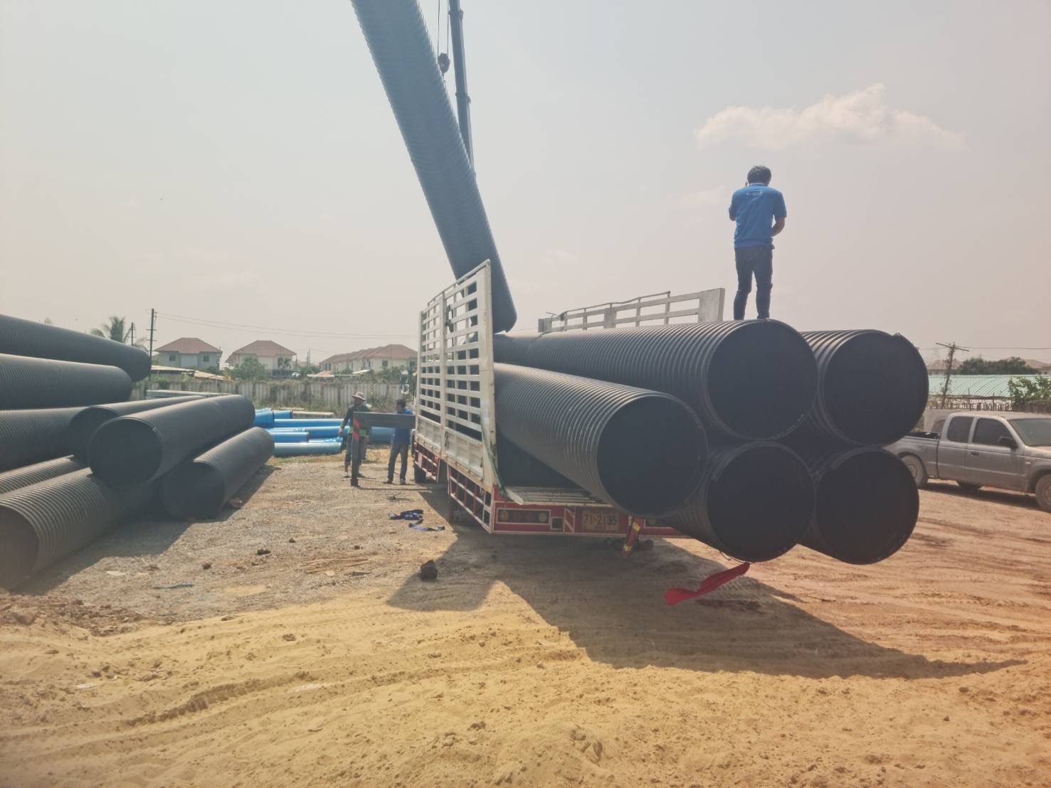 ขายท่อลอนพอลิเอทิลีนเสริมเหล็ก อบจ.นนทบุรี