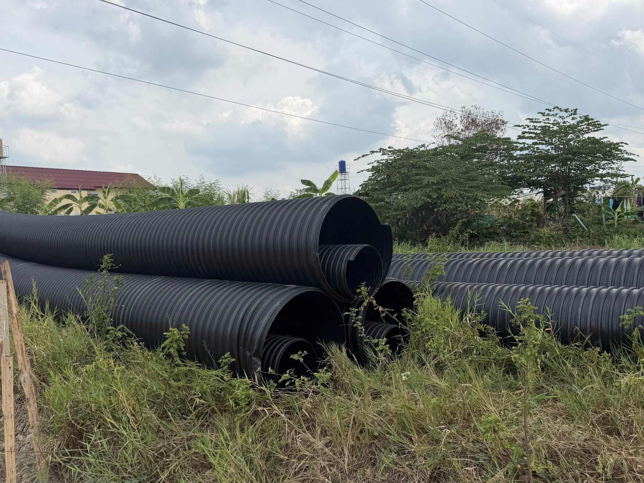 ท่อ 400 mm SN8 ท่อ 600 mm SN8 และท่อ 800 mm SN8 สำหรับงานระบบระบายน้ำสงขลา